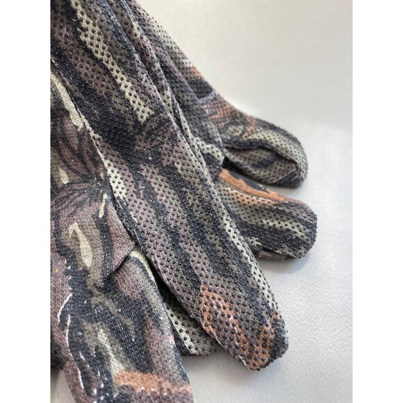 Hand Armor Unlined Camo PVC Dots Gloves XL Unlined Outdoor Hunting Workwear NEW - Picture 4 of 4